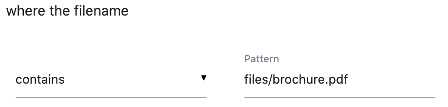 Matomo Filename Goal Trigger