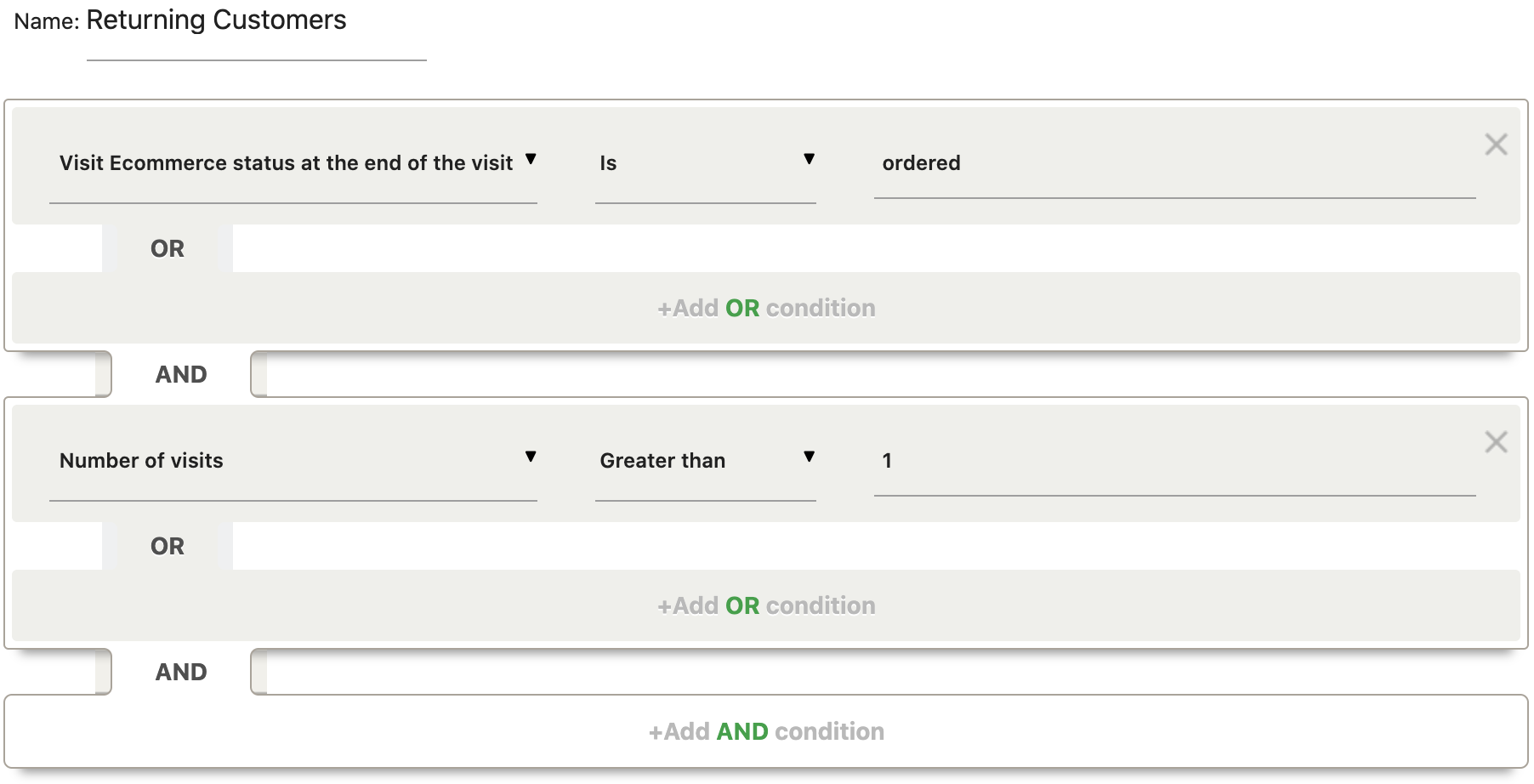 Returning Customer Segment