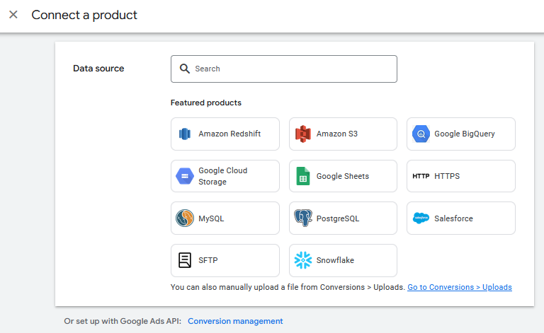 google ads conversion import from matomo