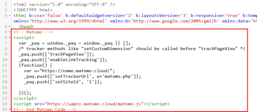 Matomo-blogger-tracker