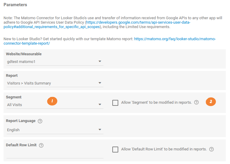 matomo looker studio segment 