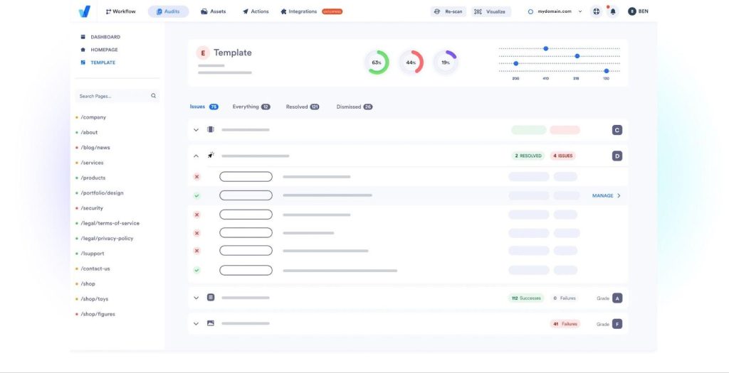 screenshot of accessiBe