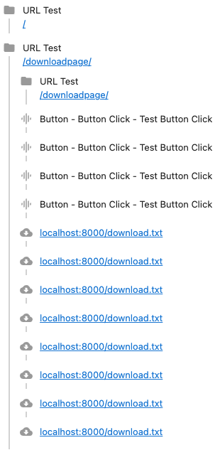 matomo visits log url types