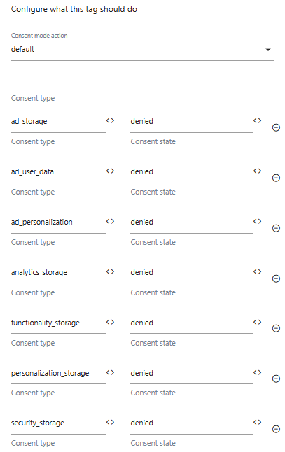 google consent default mode in matomo