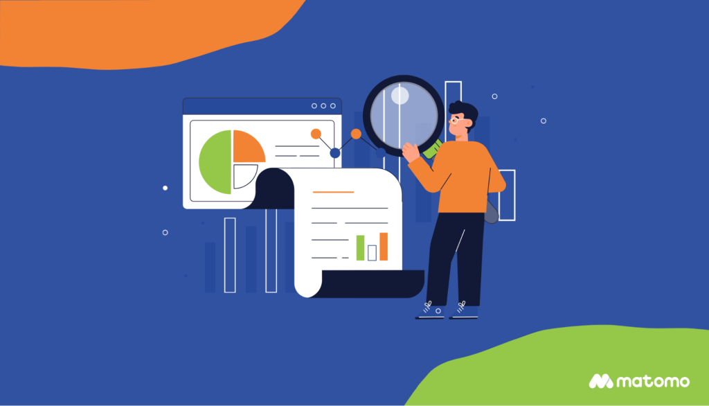 Image of user customising an Matomo report and view
