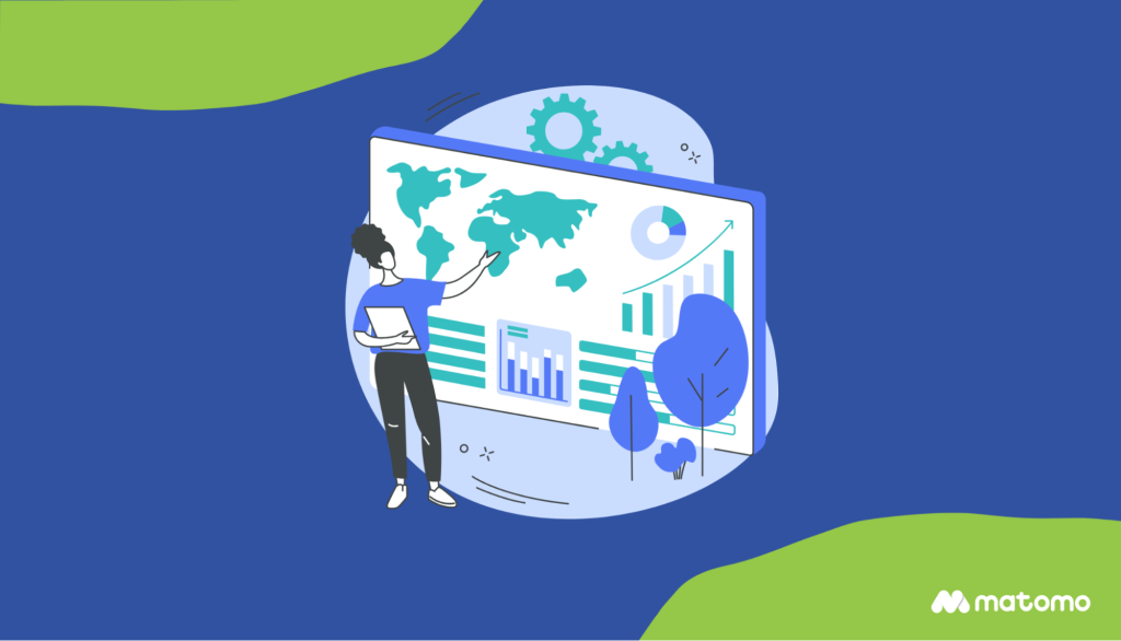 Woman analyzing data from analytics.
