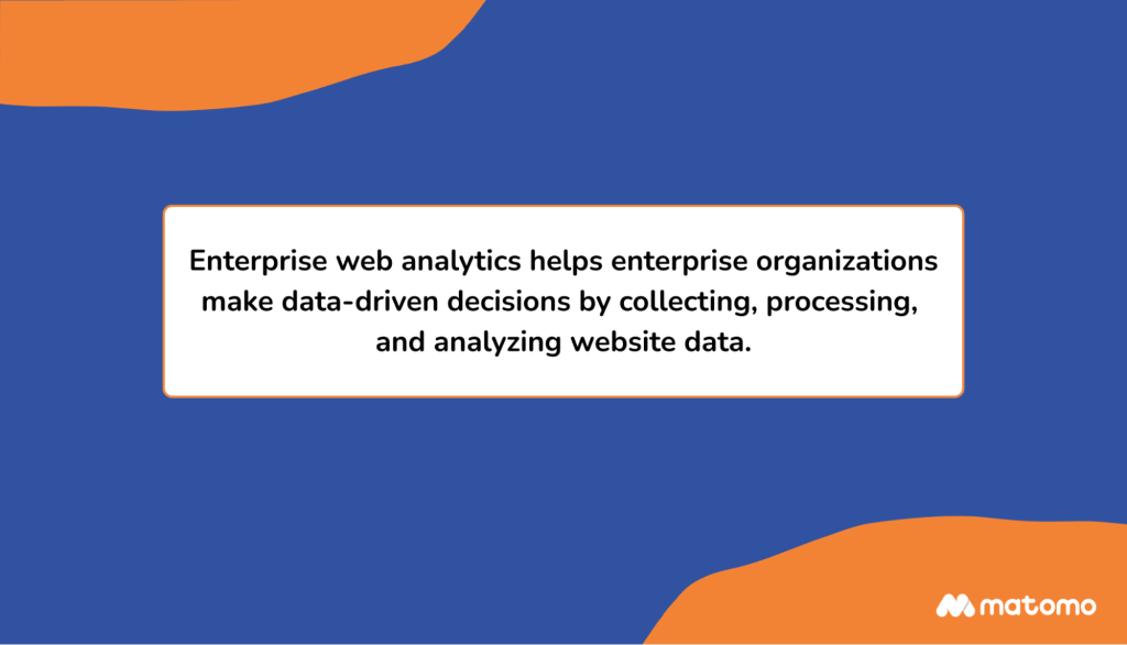 Definition of enterprise web analytics
