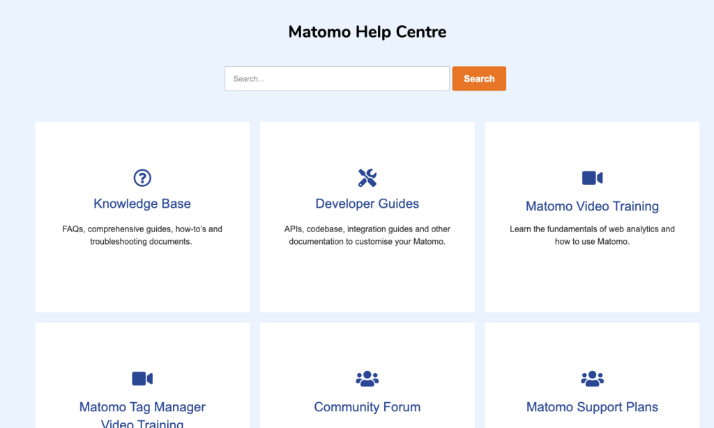 matomo's help centre