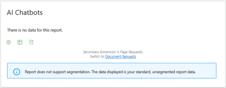 ai reports do not support segmentation