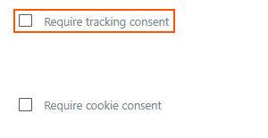 enable require consent
